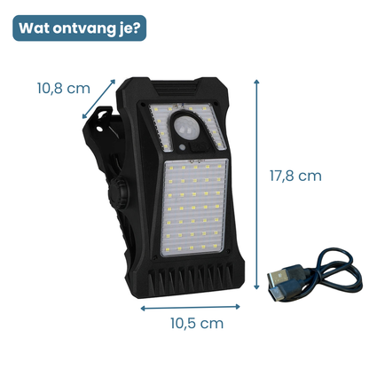 Clip-On Solar LED Lamp