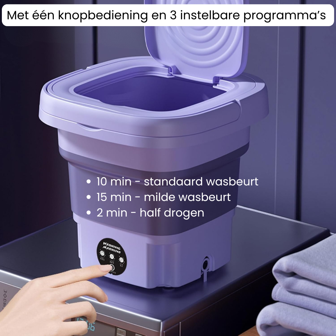 Draagbare Mini Wasmachine 8L - Ideaal voor studenten en reizen