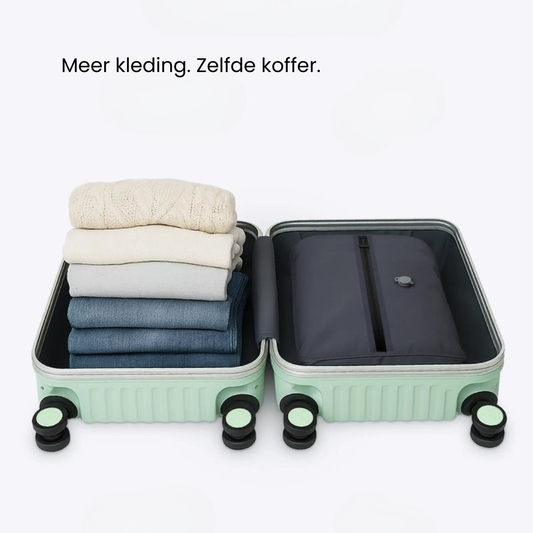 Neem meer kleding mee in dezelfde koffer.