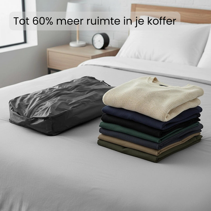 Neem meer kleding mee in dezelfde koffer.