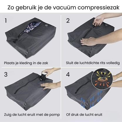 Neem meer kleding mee in dezelfde koffer.
